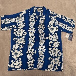 Aloha Hut Hawaiian Shirt Men’s Size 2XL Button Front NWT